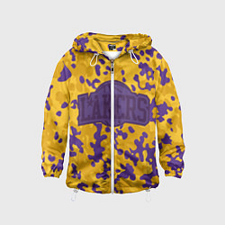 Ветровка с капюшоном детская NBA LA Lakers, цвет: 3D-белый