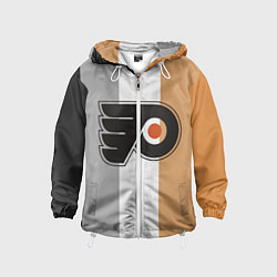 Ветровка с капюшоном детская Philadelphia Flyers, цвет: 3D-белый