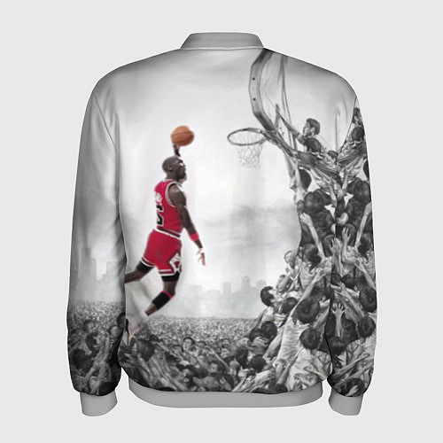 Мужской бомбер Michael Jordan NBA / 3D-Меланж – фото 2