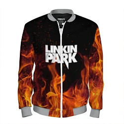 Мужской бомбер Linkin Park: Hell Flame
