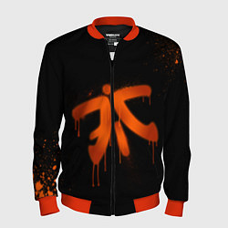 Бомбер мужской Fnatic: Black collection, цвет: 3D-красный