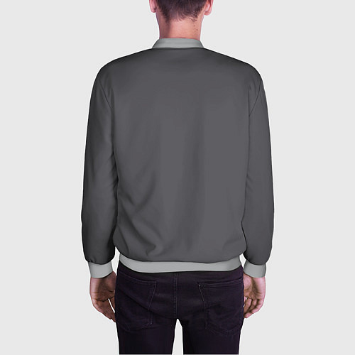 Мужской бомбер Костюм / 3D-Меланж – фото 4