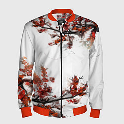 Бомбер мужской САКУРА, цвет: 3D-красный