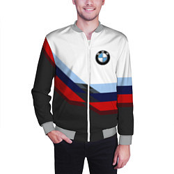 Бомбер мужской BMW M SPORT, цвет: 3D-меланж — фото 2