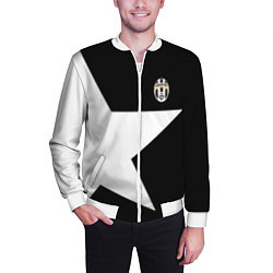 Бомбер мужской FC Juventus: Star, цвет: 3D-белый — фото 2