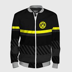 Бомбер мужской FC Borussia 2018 Original #3, цвет: 3D-меланж
