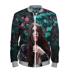 Бомбер мужской Dua Lipa: Floral, цвет: 3D-меланж