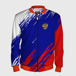 Бомбер мужской RUSSIA SPORT, цвет: 3D-красный