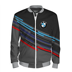 Бомбер мужской BMW BRAND COLOR, цвет: 3D-меланж