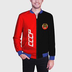 Бомбер мужской СССР: Red Collection, цвет: 3D-синий — фото 2