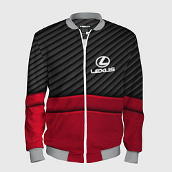 Бомбер мужской Lexus: Red Carbon, цвет: 3D-меланж