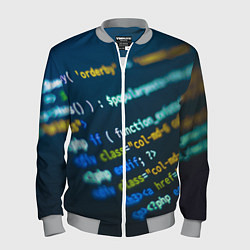 Бомбер мужской Programming Collection, цвет: 3D-меланж