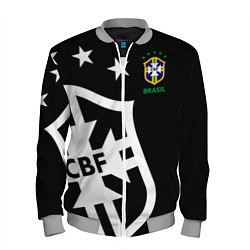 Бомбер мужской Brazil Team: Exclusive, цвет: 3D-меланж