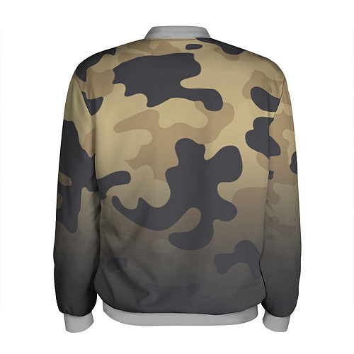 Мужской бомбер Camouflage Khaki / 3D-Меланж – фото 2