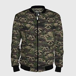 Бомбер мужской Лига лени, цвет: 3D-черный