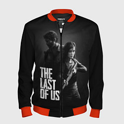 Бомбер мужской The Last of Us: Black Style, цвет: 3D-красный