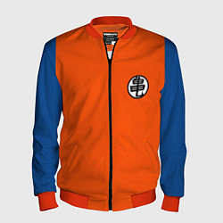 Бомбер мужской DBZ: Kame Senin Kanji Emblem, цвет: 3D-красный