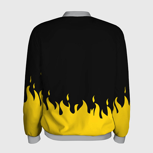 Мужской бомбер 21 Pilots: Yellow Fire / 3D-Меланж – фото 2