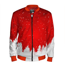 Мужской бомбер Christmas pattern