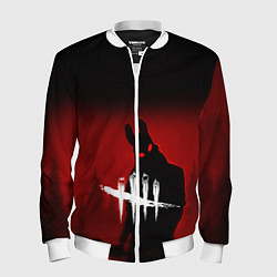 Бомбер мужской Dead by Daylight, цвет: 3D-белый