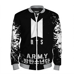 Бомбер мужской BTS ARMY, цвет: 3D-меланж