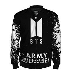 Бомбер мужской BTS ARMY, цвет: 3D-черный