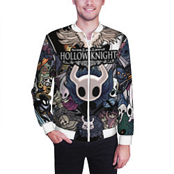 Бомбер мужской Hollow Knight, цвет: 3D-белый — фото 2