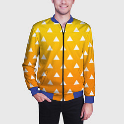 Бомбер мужской ZENITSU ЗЕНИТСУ КИМОНО, цвет: 3D-синий — фото 2