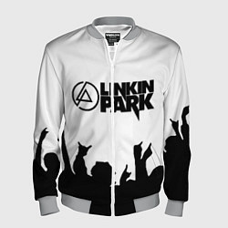 Бомбер мужской LINKIN PARK, цвет: 3D-меланж