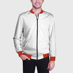 Бомбер мужской Без дизайна, цвет: 3D-красный — фото 2