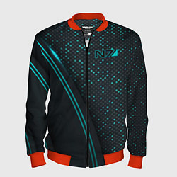 Бомбер мужской Mass Effect N7, цвет: 3D-красный