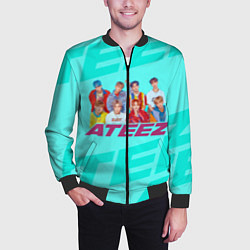 Бомбер мужской Ateez, цвет: 3D-черный — фото 2