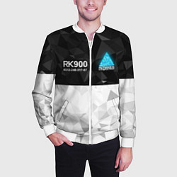 Бомбер мужской RK900 CONNOR, цвет: 3D-белый — фото 2