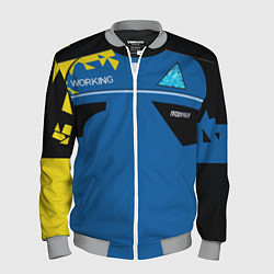 Бомбер мужской Detroit:become, цвет: 3D-меланж