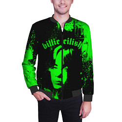 Бомбер мужской Billie eilish, цвет: 3D-черный — фото 2