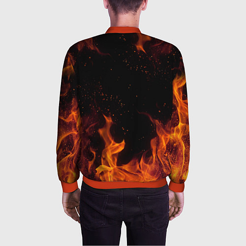 Мужской бомбер АРИЯ / 3D-Красный – фото 4