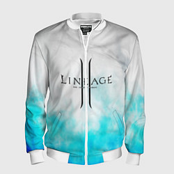 Бомбер мужской LINEAGE 2, цвет: 3D-белый
