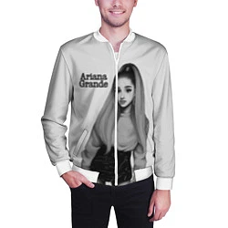 Бомбер мужской Ariana Grande Ариана Гранде, цвет: 3D-белый — фото 2