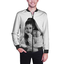 Бомбер мужской Ariana Grande Ариана Гранде, цвет: 3D-черный — фото 2