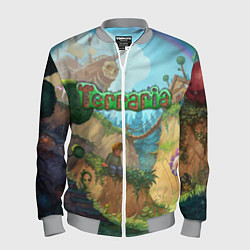Бомбер мужской Terraria, цвет: 3D-меланж