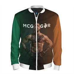 Бомбер мужской Conor McGregor, цвет: 3D-белый