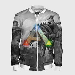 Бомбер мужской Ark Survival Evolved, цвет: 3D-белый