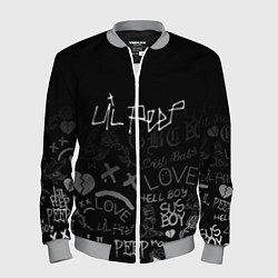 Бомбер мужской LIL PEEP, цвет: 3D-меланж
