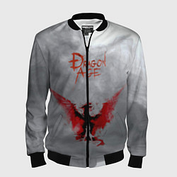 Бомбер мужской Dragon Age, цвет: 3D-черный