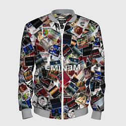 Бомбер мужской Дискография EMINEM, цвет: 3D-меланж