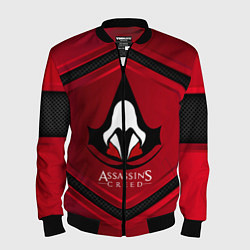 Бомбер мужской Assasin's creed, цвет: 3D-черный