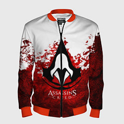 Бомбер мужской Assasin's creed, цвет: 3D-красный