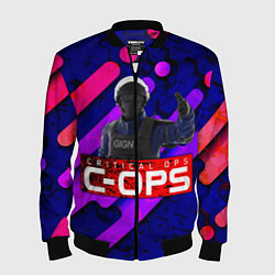 Бомбер мужской C-OPS, цвет: 3D-черный