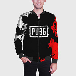Бомбер мужской PUBG, цвет: 3D-черный — фото 2