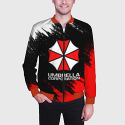 Бомбер мужской UMBRELLA CORP, цвет: 3D-красный — фото 2